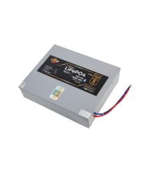 Акумулятор LP LiFePO4 76,8V - 100 Ah (7680Wh) (BMS 200A/100А) метал Smart BT heating