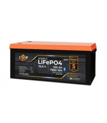 Аккумулятор LP LiFePO4 76,8V - 100 Ah (7680Wh) (BMS 200/100А) металл Smart BT