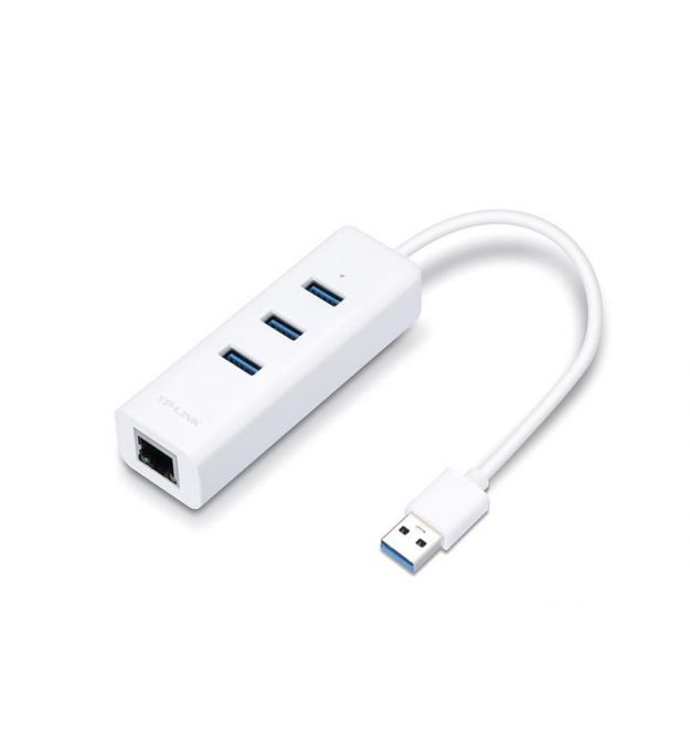 Мережевий адаптер TP-LINK UE330 USB3.0 to GE 3xUSB3.0 HUB