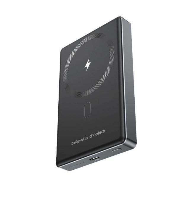 Повербанк 10000mAh Choetech B739 Black QC3.0 PD3.0 бездротова магнітна зарядка