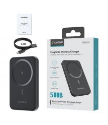 Повербанк 5000mAh Choetech B709 Black PD3.0 бездротова магнітна зарядка