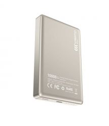 Повербанк 10000mAh Choetech B739 Silver QC3.0 PD3.0 бездротова магнітна зарядка
