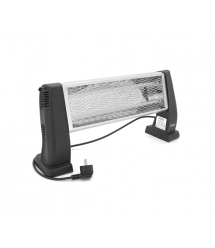 Інфрачервоний обігрівач HOOK H-406, 1000Вт, 2 режими 500 - 1000Вт, 550x250x120mm, Box