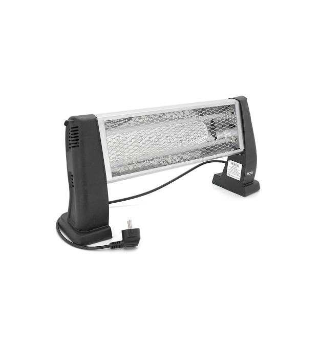 Інфрачервоний обігрівач HOOK H-406, 1000Вт, 2 режими 500 - 1000Вт, 550x250x120mm, Box