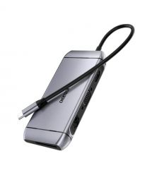 USB-C хаб 9-в-1 Choetech M15 HDMI 4K@30Hz, VGA, 3 USB3.0, RJ45, USB-C PD, SD-card, TF-card