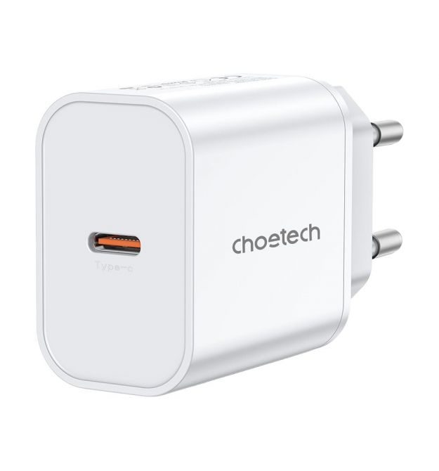 Мережевий зарядний пристрій Choetech PD3042 mini PD45W USB-C White