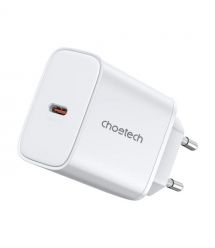 Мережевий зарядний пристрій Choetech PD3042 mini PD45W USB-C White