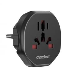 Перехідник мережевий EU – універсальна розетка Choetech PD5030 2500W 10A