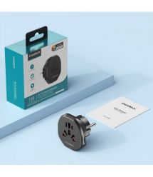 Перехідник мережевий EU – універсальна розетка Choetech PD5030 2500W 10A