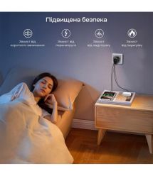 Перехідник мережевий EU – універсальна розетка Choetech PD5030 2500W 10A