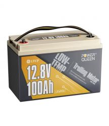 Акумуляторна батарея літій-залізо-фосфатна тягова 12.8В 100А*год LiFePO4 Low-temp Power Queen P12V100-100-LTP-4-A100