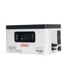 Портативна зарядна станція Sako Alpha-ESS-500W-1KWh. Потужність 500 Вт, енергоємність 1004.8 Вт*год, LifePO4