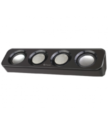 Колонки 2.0 Kisonli i-680, для ПК і ноутбука, USB + 3.5mm, 2x3W, 20Hz- 20KHz, Black, BOX, Q40