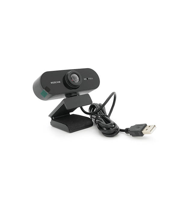 Вебкамера з мікрофоном A01, 720p 30fps, пласт. корпус, Black, BOX