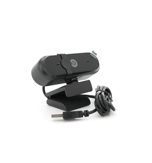 Вебкамера із мікрофоном A03, 2K 30fps, пласт. корпус, Black, BOX