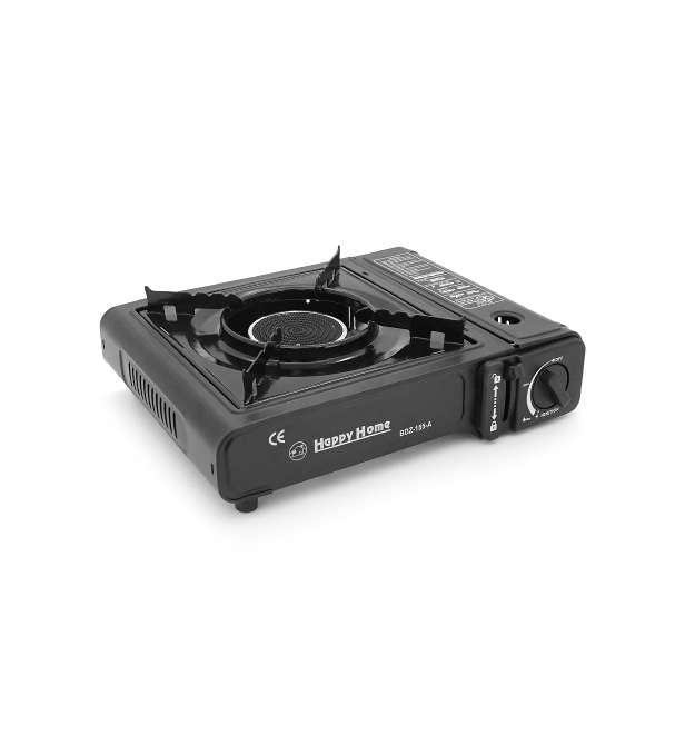 Портативна газова плита GS001-2, Black, Box