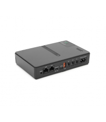 ДБЖ UPS-18W DC1018P YT45949 для роутерів - комутаторів - PON - POE-430, 5 - - 9 - 12V, 1A, 11600MAh(знімні 4*2900MAh), Black, BO