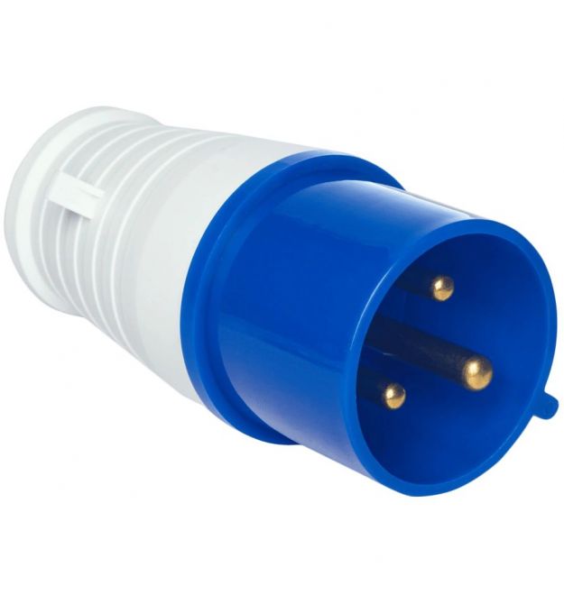 Вилка переносная UEA 023 32А 220В 2Р+Е IP44