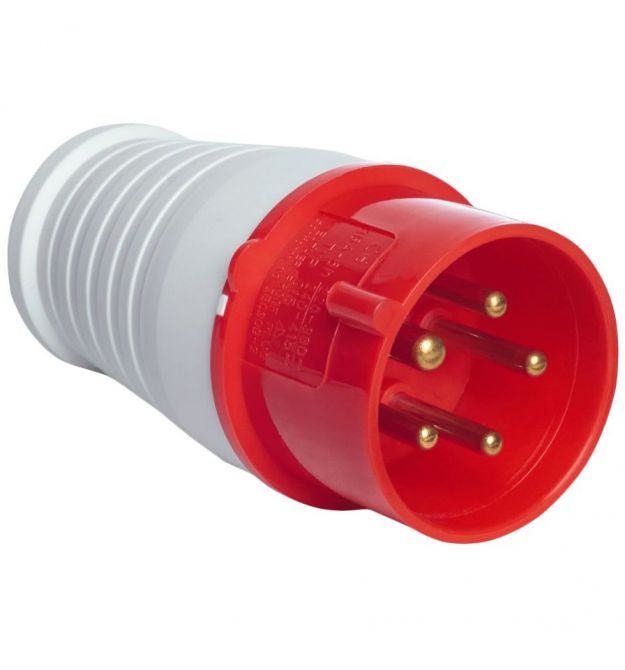 Вилка переносная UEA 015 16А 380В 3Р+N+Е IP44
