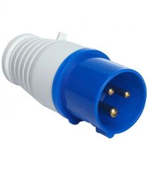 Вилка переносная UEA 013 16А 220В 2Р+Е IP44