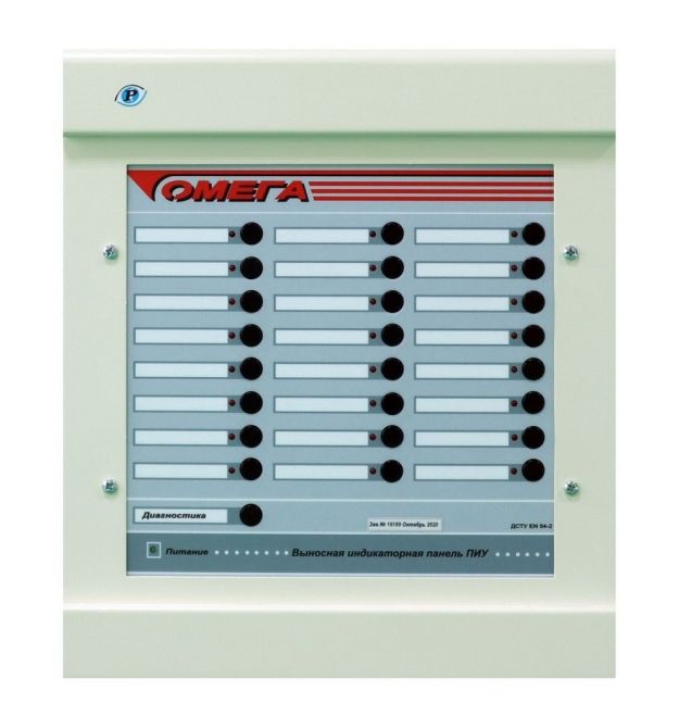 Панель керування та індикації ПУІ-24 Омега на 24 канали