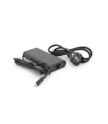 Блок живлення MERLION для ноутбука DELL 130W штекер Type-C, довжина 0,9м + кабель живлення