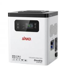 Портативна зарядна станція Sako Alpha-ESS-1000W/2KWh потужність 1000 Вт, енергоємність 2009.6 Вт·год, LifePO4