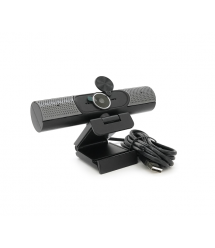 Вебкамера з мікрофоном Q7, 2K 30fps, з автофокусом, пласт. корпус, Black, BOX