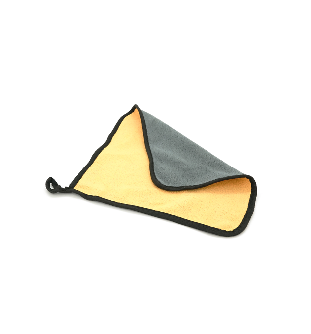 Мікрофібра 30х30см потовщена, Gray - Yellow