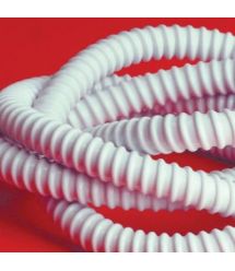 Труба DKC гнучка армована ПВХ д.20мм, сіра