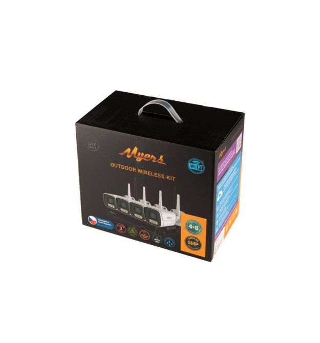 Myers 8CH WIFI KIT 5MP 4xBullet