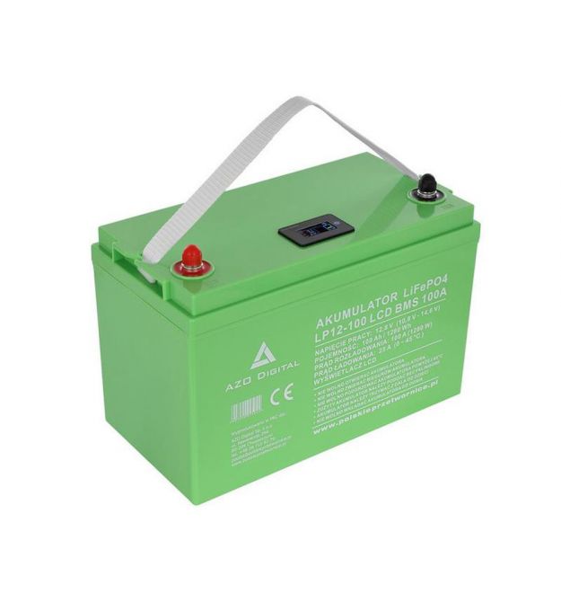 Акумулятор LiFePO4 LP12-100 100Ah 12V 100A LCD