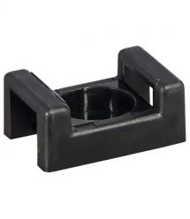 Площадка для кабельной стяжки до 5 мм 22х16х9,6 мм с отверстием (нач. 100 шт.)