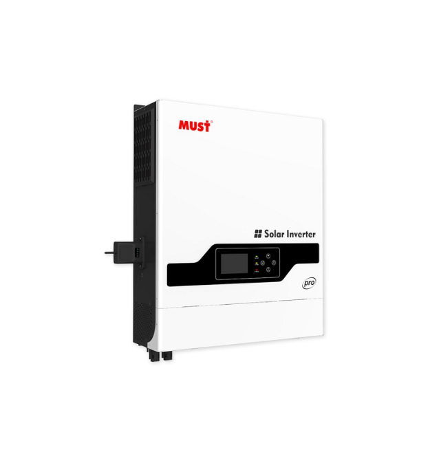 Гiбрiдне ДБЖ MUST PV18-8048PRO II, 8000W, 48V, PV 2*4000W, ток заряда 1-120А, 160-275V, MPPT (120А, 90-430 Vdc), 425*527*145 мм