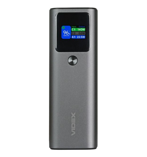 Повербанк VIDEX VPB-316 PD140Вт 30000мА•ч