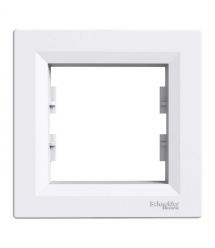 Рамка 1-местная горизонтальная белая Schneider Electric ASFORA EPH5800121