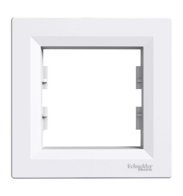 Рамка 1-местная горизонтальная белая Schneider Electric ASFORA EPH5800121