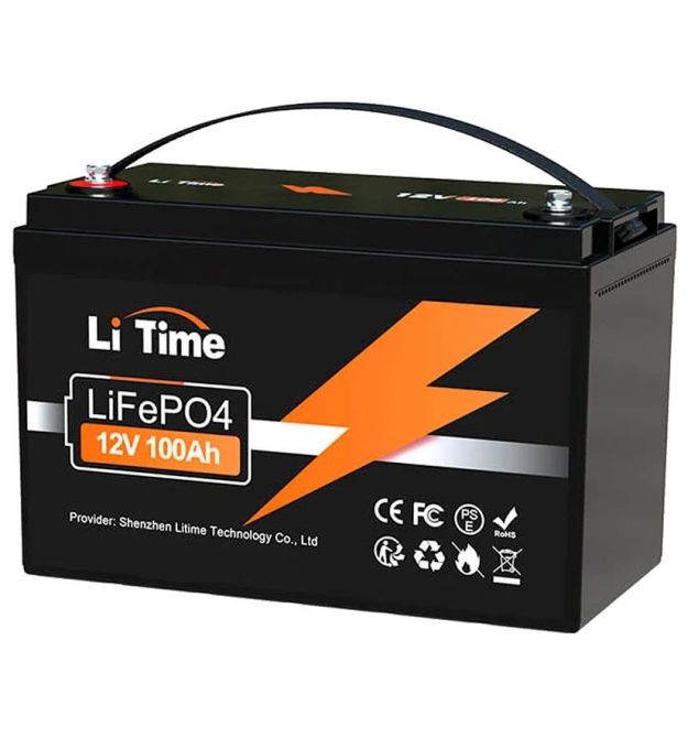 Аккумуляторная батарея LiTime LiFePO4 12V 100Ah bluetooth