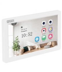 Видеодомофон 7 дюймов SEVEN DP-7570 FHD IPS white