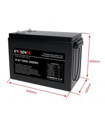 Аккумулятор LiFePO4 Cyccle Volt 25.6V 100Ah