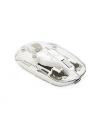 Миша бездротова JEDEL WD131P-BG, 800 - 1200 - 1600DPI, 2.4 GHz+Bluetooth 5.0, 3.7V 300mAh, Type-C заряджання. 109x60x32 мм. Tran