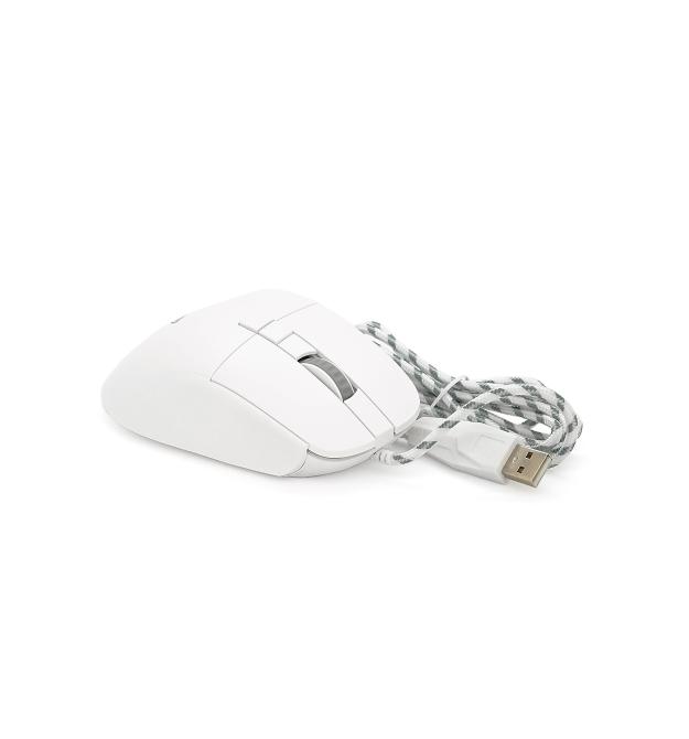 Миша провідна JEDEL CP102, 1200 - 1800 - 2400 - 3600DPI, кабель 1,5 м. 127x83x63 мм. 135 гр. White. Box