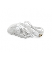 Миша провідна JEDEL GM1400, 6 кнопок, 1000 - 2400 - 3200 - 4800 - 6400 - 7200DPI, кабель 1,5 м. RGB підсвічування. 128х77х40 мм.