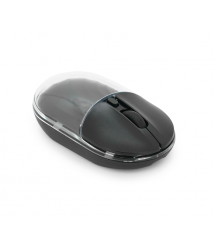 Миша бездротова JEDEL WD142, 800 - 1200 - 1600DPI, 2.4 GHz+Bluetooth 5.0, 3.7V 300mAh, Type-C заряджання. 105x59x34 мм. Black. B