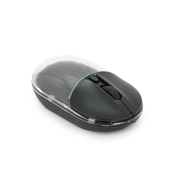 Миша бездротова JEDEL WD142, 800 - 1200 - 1600DPI, 2.4 GHz+Bluetooth 5.0, 3.7V 300mAh, Type-C заряджання. 105x59x34 мм. Black. B