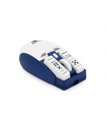Миша бездротова JEDEL WD149, 1200 - 2400 - 3200DPI, 2.4 GHz+Bluetooth 5.0, 3.7V 500mAh, Type-C заряджання. 112x60x40 мм. White -