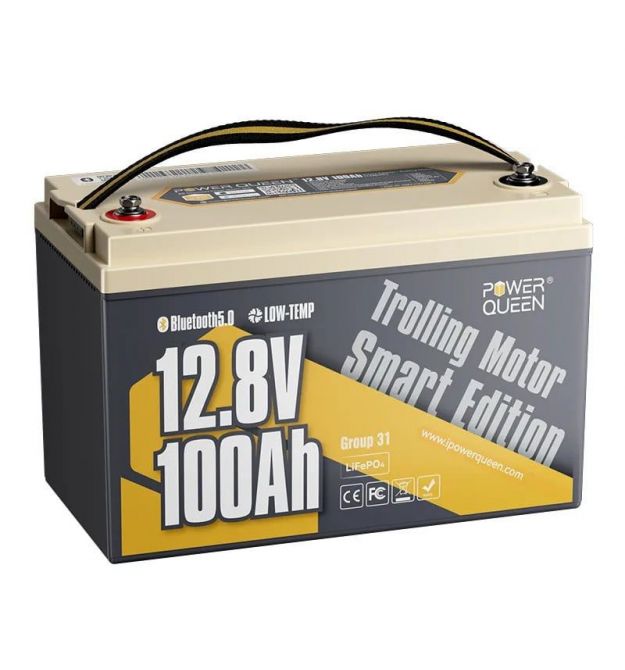 Акумуляторна батарея літій-залізо-фосфатна з Bluetooth тягова 12.8В 100А*год L