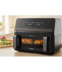 Sencor Мультипечь Dual Vita Fryer, 2700Вт, чаша-4.5+4.5л, сенсорное управление, 2 чаши, гриль, пластик, черный