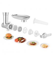 Sencor Кухонная машина Paul 1 1700Вт, чаша-металл, корпус-металл/пластик, насадок-20, металл