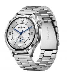 Mibro Смарт-часы GT 46 мм, 1.43", 466x466, AMOLED, BT 5.3, GPS, 5 ATM, серебристый